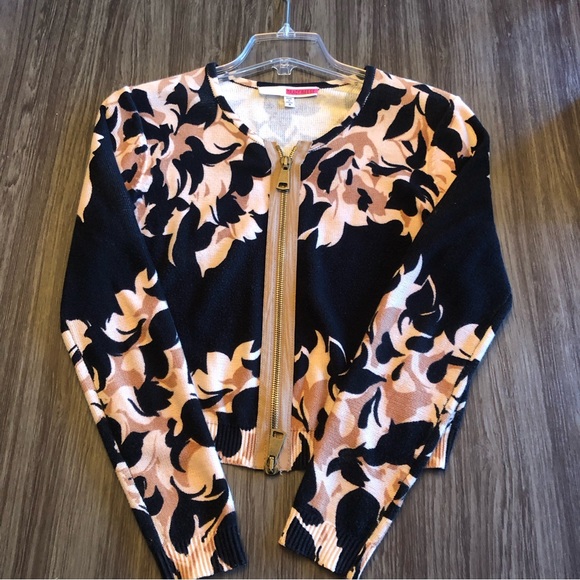 Tracy Reese zip up sweater - Picture 4 of 6